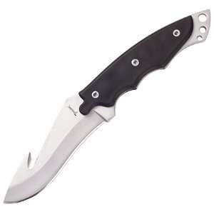  Tomahawk Brand Guthook Blade Knife, Black Handle, Plastic 
