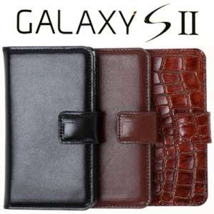 Samsung Galaxy S2 i9100 S II Leather Cases Wallet Cover  