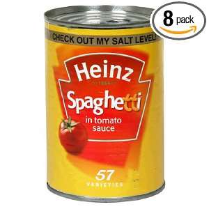 Heinz Spaghetti in Tomato Sauce, 14.120 Ounce Unit (Pack of 8)  