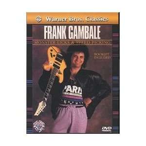   Frank Gambale Monster Licks & Speed Picking Dvd Musical Instruments