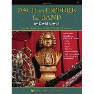  KJOS Bach And Before for Band Tuba David Newell Musical 