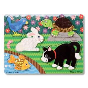  Melissa & Doug Pets Touch and Feel Puzzle: Everything Else