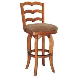 Berkline Family Dining Old World Pine 26 Inch Claire Swivel Barstool