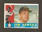 1960 Topps #448 Jim Gentile Baltimore Orioles Near MINT