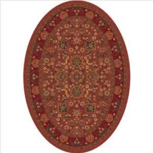  Pastiche Abadan Titian Oval Rug Size Oval 54 x 78 