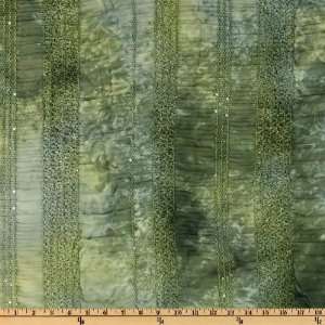  Sequins Tie Dye Green Fabric By The Yard: Arts, Crafts & Sewing