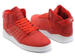 TK Society Supra Justin Bieber shoes Skateboard Shoes Pretty red 