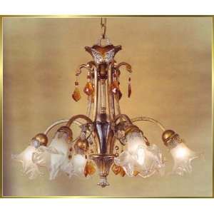  Designers Choice Chandelier, MG 8826 6D, 6 lights, Rustic 