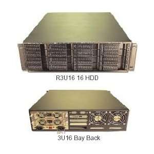  3U rackmount for six teen SCSI Hard Drives Electronics