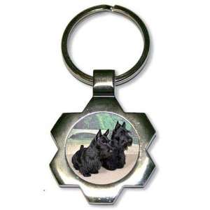  Scottish Terrier Star Key Chain