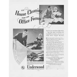  Underwood Elliott Fisher Fanfold Machine Ad from June 1937 