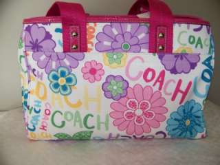 COACH DAISY FLORAL LARGE TOTE # 14880 Excellent Condition Must See 