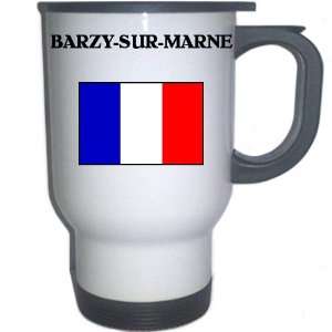  France   BARZY SUR MARNE White Stainless Steel Mug 
