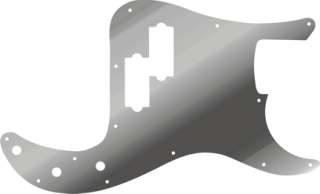 Pickguard for Fender Precision P Bass Chrome Mirror NEW   FREE 