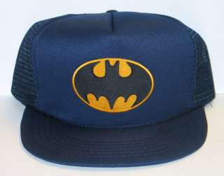 Batman Comic Book Bat Chest Logo Patch Baseball Hat  