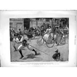  1897 Egypt Lady Bicyclists Cairo Wallace Patiala Owen 