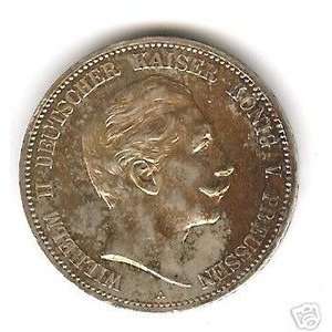  GERMANY PRUSSIA 1906 A 5 MARKS GEM UNCIRCULATED 