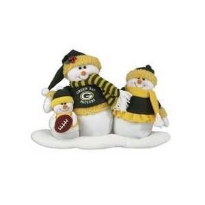  Green Bay Packers NFL Plush Tabletop Snow Family: Sports 
