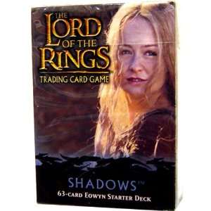   of the Rings Card Game Theme Starter Deck Shadows Eowyn Toys & Games