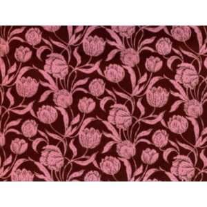   CURE, PINK TULIPS ON BROWN BY NORTHCOTT FABRICS Arts, Crafts & Sewing