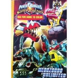    Power Rangers Super Legend Big Fun Book to Color: Toys & Games