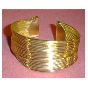  Big Wide Gold Tone Fashion Bangle Bracelet: Everything 
