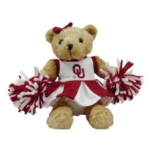 Oklahoma Sooners NCAA Cheerleading Bear 