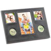 Photo Frame with Wireless Indoor & Outdoor Thermometers  