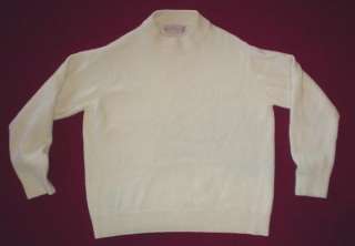   Cashmere Mockneck Sweater Petite Small Cream Ivory 