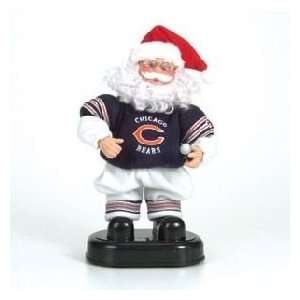  Chicago Bears 12 Rock and Roll Santa Plush Bear