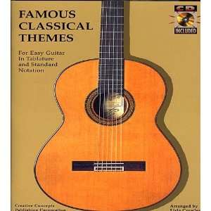  Famous Classical Themes for Easy Guitar   Book and CD 