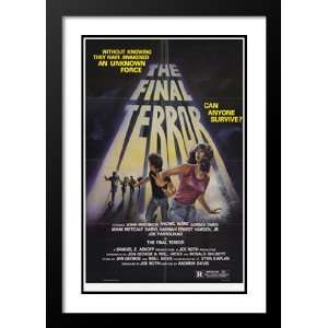 The Final Terror 32x45 Framed and Double Matted Movie Poster   Style A