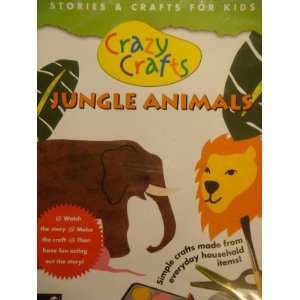 DVD Jungle Animals Crazy Crafts & Stories for Kids..interactive 