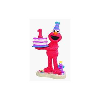    Sesame Street   Gund   Elmo First Birthday Figurine: Toys & Games