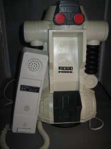   FORCE MAXX VINTAGE ROBOT TELEPHONE 1984 WORKS COOL OLD PHONE  