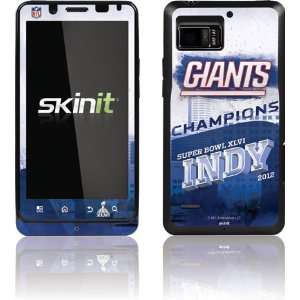 Skinit 2012 Super Bowl XLVI Champs  NY Giants Vinyl Skin for Motorola 