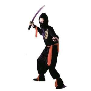  Black Ninja Child Costume (Large) Toys & Games