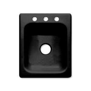  Peachtree Forge PF13 Lanier Prep Sink, 3 Hole, Black