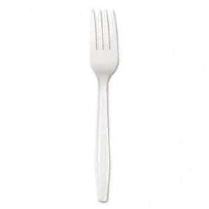   Plastic Forks, Full Length, 1,000/carton, White