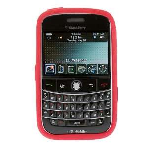  Premium Blackberry Bold 9000 Silicone Skin Case   Red 