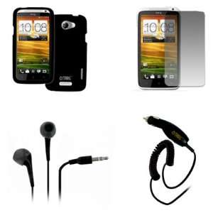   Headphones (Black) + Screen Protector + Car Charger [EMPIRE Packaging