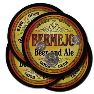 Bermejo s Beer & Ale Coasters   4 pak  