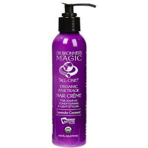  Dr. Bronners Hair Conditioning & Style Creme, Lavender, 6 