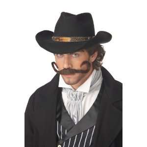   Costumes The Gunslinger Mustache / Black   One Size 