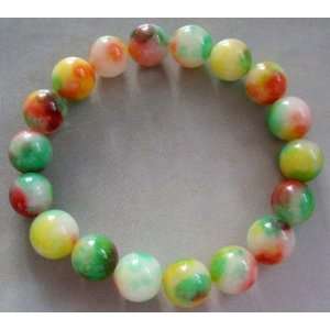  Jade Beads Tibetan Mediation Prayer Yoga Bracelet 