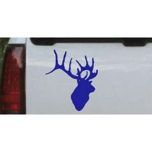 Deer Head Hunting And Fishing Car Window Wall Laptop Decal Sticker 