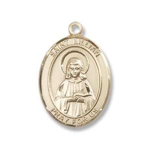   Filled St Lillian Pendant First Communion Catholic Patron Saint Medal