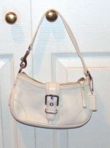 COACH~Demi Leather Handbag/Bag/Purse~Winter White~EUC~  