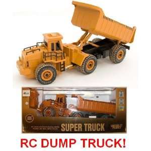   Construction Dump Truck Battery Operated Bed Lights Toy: Toys & Games