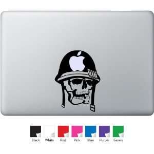  Army Skull Decal for Macbook, Air, Pro or Ipad Everything 